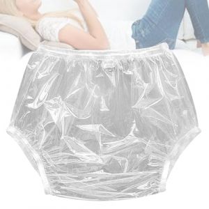 Culotte Plastique À Enfiler Slip pour Incontinence pour Adultes En Plastique Anti-Fuite Incontinence Pantalon de Sécurité Imperméables Silencieux Réutilisables,XL,1 Pcs (ShengMaoShangMao, neuf)