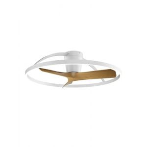 Ventilateur NEPAL II blanc-bois (LeonLeds, neuf)