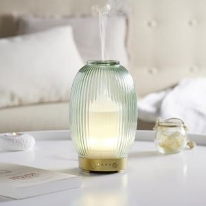 Diffuseur d'huiles essentielles LEMPA Opale - en Verre Transparent - Mességué (MESSÉGUÉ, neuf)