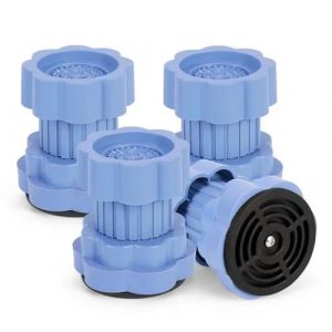 VNDGEOUH Coussin rehausseur Universel for Socle de Machine à Laver, Protection Anti-Marche for socles, for Machines à Laver et réfrigérateurs, for Machines à Laver et réfrigérateurs(4 pcs) (Shaohua-FR, neuf)