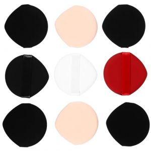 TOGEVAL 9pcs Maquillage Powder Puffs Face Beauty Makeup Makeup Blender Tool Face Makeup Puff (BOBOLING, neuf)