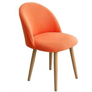 Générique Housse de Chaise Arc de Coquille Housse de de Chaise Scandinave de Salle À Manger 1/2/4 Pieces Gris Beige Couverture De Chaise Extensible Jacquard pour Mariage Hôtel, Restaurant (SIQIKEJI-UK, neuf)