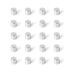 Lot de 50 aimants puissants en n&eacute;odyme - Ronds - 4 x 4 mm - Extra puissants - Supporte jusqu'&agrave; 500 g - Pour tableau magn&eacute;tique, r&eacute;frig&eacute;rateur, tableau blanc, tableau d'affichage, bureau (Strong-Magnets, neuf)