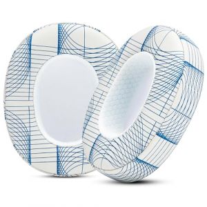 Coussinets de Rechange WC pour Casque Supra-auriculaire Skullcandy Hesh 3 et Crusher, fabriqu&eacute;s par Wicked Cushions | Durabilit&eacute;, &eacute;paisseur et Confort am&eacute;lior&eacute;s | Ivory Tide (Wicked Cushions EU, neuf)