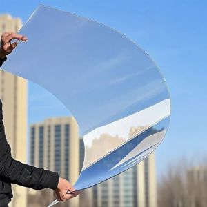 eryssgbf Plaques de Toiture en Polycarbonate,Feuille de Plastique Transparente L&eacute;ger de 1mm &Eacute;pais,Panneaux de Remplacement pour Serre,Abri de Jardin,Auvent,Facile &Agrave; D&eacute;couper (1 &agrave; 25 m&egrave;tres en option) (Brand：eryssgbf-跟卖必投诉, neuf)