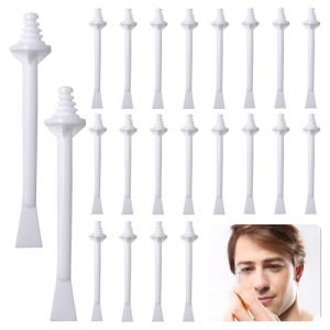 LINGJIA 110 Pièces Kit Epilation Cire, Coupe Poils Nez et Oreilles, Spatule Cire Epilation, Cire pour Poils de Nez, Cire pour le Nez, pour Nettoyer les Narines, Épilation de Poils de Nez, Unisexe (SHUANGJ, neuf)