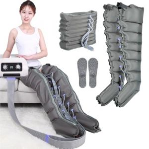 Appareil Pressoth&eacute;rapie Corps Entier 8 Chambres Botte Pressoth&eacute;rapie Lymphatique Circulation Sanguine Jambes Et Ventre Et Bras, Machine Pressotherapie Professionnelle Pour La Maison Massage Jambes (NIAOLIN-, neuf)