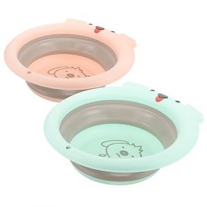 DECORNIJIA Bassine Pliable pour Bébé 1 Pièce Lavabo Portable Pliant pour Garçon et Lavabo en Plastique Adorable Salle de Bain (ZhiLight, neuf)