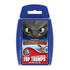 Top Trumps Jeu de voyage &eacute;ducatif &laquo; How to Train Your Dragon &raquo; - Jouez avec hoquet et krokmou - Le compagnon de voyage fait un cadeau pour les enfants de 6 ans et plus (Miller Rock, neuf)