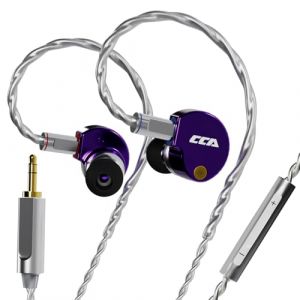 CCA Phoenix Écouteurs intra-auriculaires pour moniteur, pilote dynamique à double aimant IEM avec son HiFi clair et basses profondes, écouteurs de jeu professionnels entièrement en métal pour (CCA Offical Store, neuf)