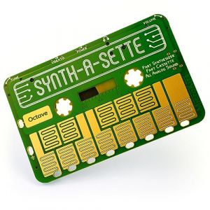 Synth-a-Sette: Créez votre propre clavier banane avec ce synthétiseur analogique de taille cassette (Fast Media Ships From USA, neuf)
