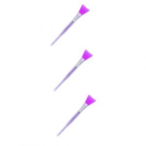 HONMEET 3 Pièces Brosse En Silicone Brosse Pour Masque Facial Brosse De Maquillage Trousse Moelleuse Brosse D'Application De Masque Facial Brosse Pour Masque Facial Brosse Faciale Brosses (ATriss, neuf)