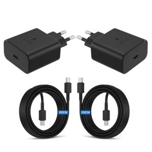 Super Rapide 45W Chargeur Applicable à Samsung GalaxyS24 S23 S22 S21 S20 FE A55 A54 A34 A23 A05S Z Fold6 Fold5 Flip6 Flip5/5GTab/S10/S9,Applicable à:iPhone 16 15/16 15 Pro/16 15 Pro Max/16 15 Plus (Samneer, neuf)