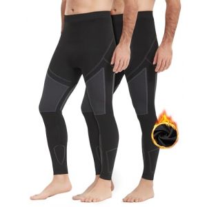 NOOYME Collant Thermique Homme sous Pantalon Thermique Homme Caleçon Long Chaud sous Vetement Thermique Homme à Séchage Rapide Legging Homme pour Le Ski Course à Pied (ChengYou-Q, neuf)