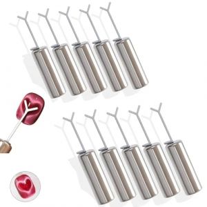 Lot de 5 aimants en forme de cœur pour vernis gel œil de chat – Outil de nail art magnétique avec guide en forme de Y pour manucure à domicile et salon de manucure | Antirouille et durable (10 pièces) (zhangzengquan, neuf)