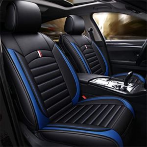 Muchkey Housse de Siege Voiture pour BMW X1 X2 X3 X4 X5 X6 Ensemble de Housses Si&egrave;ge Auto Couvre Sieges pour Avant et Arri&egrave;re Accessoires Interieur Couleur Noir Bleu (Muchkey, neuf)