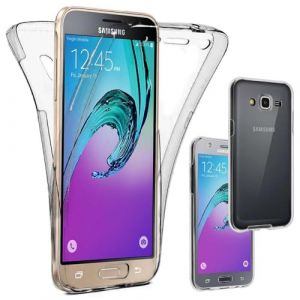 ebestStar - Coque Compatible avec Samsung J3 2016 Galaxy SM-J320F Etui Housse Silicone Gel Int&eacute;grale Avant et Arri&egrave;re, Transparent [Appareil: 142.3 x 71 x 7.9mm, 5.0''] (ebestPro-fr, neuf)