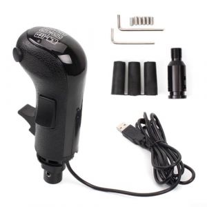 Kit de pommeau de levier de vitesse USB pour simulateur de vitesse compatible avec Logitech G25 G27 G29 - Pommeau de levier de vitesse manuel (Oceanialend, neuf)