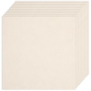 CREATCABIN 10 Dalle Moquette Autocollante 12"x12"Dalles Moquette Carr&eacute;es Antid&eacute;rapantes Rembourr&eacute;es Souples Auto Adh&eacute;sives pour Rev&ecirc;tement Sol Maison Animaux Domestiques Salon Chambre Coucher Cuisine (CREATCABIN FR, neuf)