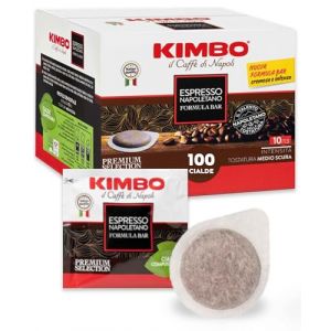 Dosettes de café compostables Kimbo Napoli ESE - 100 dosettes (ROCARD, neuf)