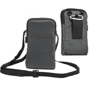 Sacoche à Bandouliere pour Téléphone Homme, Petit Sac de Ceinture Clip Telephone, 6.0" Vertical Étui de Ceinture pour Téléphone Portable Sacoche Ceinture Portefeuille Homme Universel Pochette Holster (Prseen, neuf)