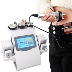 lipocavitation radiofrequence 6 en 1 40 K Appareil de massage professionnel Machine de cavitation corporelle dispositif de réduction du vide multipolaire pour bras, taille, cuisse, hanche, jambe (DAOYIDE, neuf)