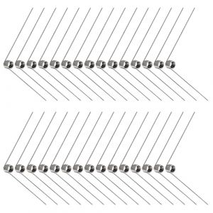 VooGenzek 30 Pi&egrave;ces 0.5 * 4.5 mm 90&deg; Ressort de Torsion, Ressorts de Torsion en Acier Inoxydable, Angle de Ressort en Forme de V, pour Le Travail du Bois de Bricolage, Meubles, Projet de R&eacute;paration (VooGenzek, neuf)