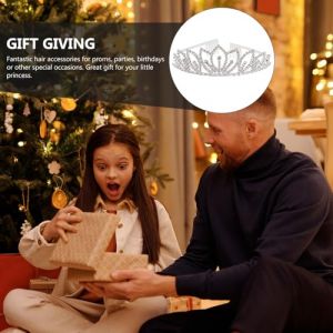 ibasenice 5 pi&egrave;ces Diad&egrave;me Strass Couronne Princesse Adulte Accessoire Cheveux Mariage Fleur Fille &Eacute;l&eacute;gant (Yunfan YBJ, neuf)