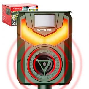 PATTLER&reg; Repulsif Chat Exterieur | Repulsif Chat Ultrasons Solaires | Repulsif Rats Exterieur, Dissuasif pour Pigeons, R&eacute;pulsif pour Chat | Anti Chat Exterieur utile pour Ferme, Jardin, Cour (PENTRA, neuf)