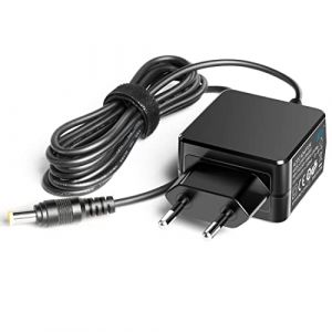KFD AC DC 9.5V Clavier de Piano Alimentation Chargeur pour Casio ADE95100LU AD-5 WK-110 WK-200 WK-210 LK-43 CT-360 CTK-496 CTK-573 CTK-593 CTK-611 CTK-720 CTK-2100 CasioTone CT-310 Adaptateur Secteur (KFD-SMART, neuf)