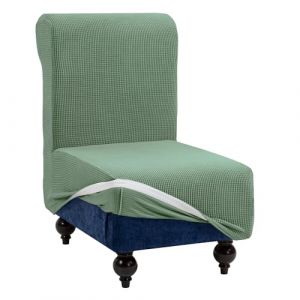 TIANSHU Housse Clic Clac Extensible, Housse de Canapé Clic Clac 1 Place Ajustable élastique Jacquard Canapé-lit Housse Protection(1 Place, Vert Olive) (TIANSHU FR (Trademark registration No 018062900), neuf)