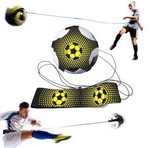 Football Kick Entraîneur Solo Entraînement, Ballon De Foot, Football Enfant, 4 Griffe Tissu Football Volleyball Rugby Trainer, Ceinture Réglable Pour Enfants Et Adultes Débutants (ROBFLOR MARKET CARS, neuf)