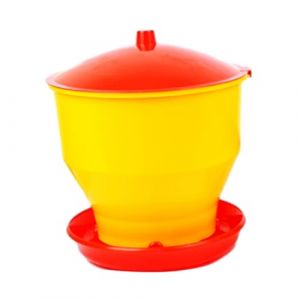 rockible Mangeoire à Poulet Distributeur de Nourriture mangeoire à Pigeons détachable pour Canard oies Poule, Mangeoire 4kg (motokitio, neuf)