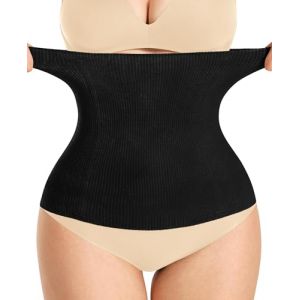 Gotoly Gaine Amincissante Ventre Plat Femme Invisible Corset Minceur Waist Trainer Serre Taille Body Sculptant Minceur Ceinture Gainante Post Partum (Noir, XXL) (Guangzhou fengzhipei Ecommerce Co., Ltd., neuf)
