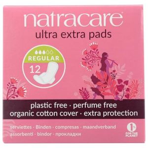 Natracare Organic Cotton Ultra Extra Pads 12 Normal (ETIKBIO, neuf)