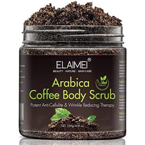 Gommage au café naturel avec gommage corporel au café biologique, meilleur traitement contre l'acné, la cellulite et les vergetures, thérapie de la veine d'araignée pour les varices et l'eczéma (PEPHUCA BEAUTY, neuf)