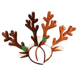 DEARMAMY 2pi&egrave;ces Ornement De Cheveux D&eacute;coration Pour Femme F&ecirc;te Coiffe Corne De Cerf Ornement De Cheveux Forme De Cerf (Liiane, neuf)