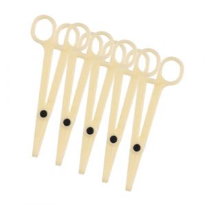 VICASKY 5 pi&egrave;ces Pinces de Piercing Pince Plastique Forceps Rondes pour Corps Outil Percement Ajustable pour Femme et Homme 5 pi&egrave;ces (Covenant of Nauru, neuf)