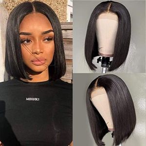 X-Tress 30cm Perruque Brésilienne Courte Bob Wig 13x4x1 Lace Front Human Hair Wig Perruque Femme Naturelle Noire Lisse Naturelle Perruque Cheveux Humain Bob Lace Wig Courte L'aspect Naturel(30cm) (X-TRESS BEAUTY, neuf)