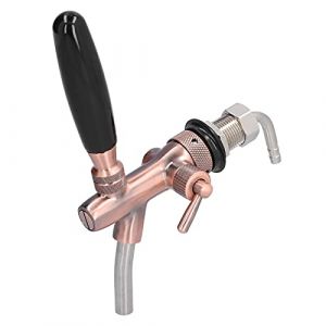 Robinet de Tirage de Bière G5/8 Raccord d'extrémité de Robinet de Fût de Bière Contrôleur de Débit pour Tiges et Tours de Bière (Leerma, neuf)