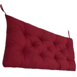 ZZDZW Coussin De Banc 8 Cm &Eacute;pais - Coussin avec Attaches pour Banc,Coussins Tabouret, Gradin, Estrade & Banquette | Int&eacute;rieur/Ext&eacute;rieur | Jardin, Cuisine, Bureau(Bourgogne,90x50cmx8cm) (Pooneeliff, neuf)