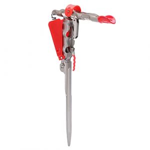 Yuecoom Support Automatique pour Canne à PêChe, Support De Lève-Canne à Pêche Automatique en Acier Inoxydable Support De Rôle De Pêche pour Les Amateurs De Pêche en Plein Air (Hanleistore, neuf)