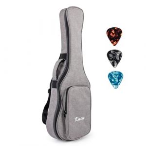 Kmise 21 Pouces Baryton Ukulele Bag Soft Carring Case Double Strap avec 3 Picks (kmiseuk, neuf)