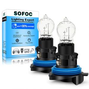 SOFOC HP24W Ampoule 12V Feux de Brouillard Blanc Chaud Feux de Brouillard DRL Feux de Position Pour Mod&egrave;les C5 24W Ampoule PG20-1 Non Polaris&eacute;e 2Pcs (Sofoc-EU, neuf)