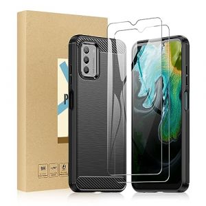 SCL Coque pour Nokia G42 5G Coque Nokia G42 5G Coque et Protecteur d'écran Nokia G42 5G Verre Trempé [2 Pack] + Coque, Coque de Protection TPU Anti-rayures, Anti-empreintes digitales (Filber-FR, neuf)