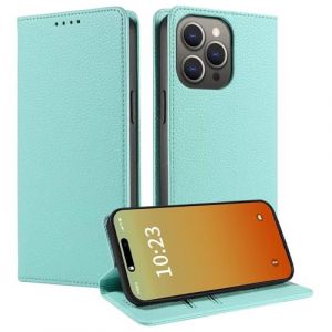 FERLAN Coque pour Honor X6C/X5B 4G/X5B Plus,Etui Fente pour Cartes [RFID Blocage] Housse Cuir V&eacute;ritable Support Portefeuille Protection Coque avec Honor X6C/X5B 4G/X5B Plus - Vert (BiBoDan, neuf)