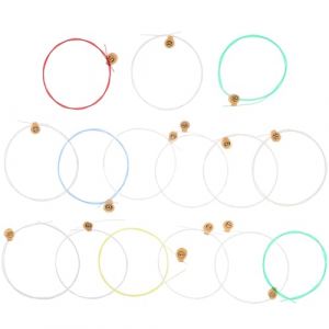 SOIMISS 15 pi&egrave;ces Lot de Cordes pour Lyre Harpe Notes Cordes Instrument Accessoires Durables et Stable pour Harpe Celtique et Lyre (Star-wish, neuf)