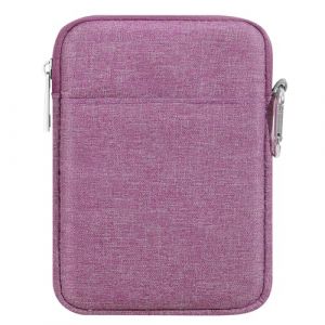 MoKo 6-7 Pouces Sac à Manches Kindle, Housse de Protection en Nylon Compatible avec Kindle Colorsoft, Kindle Paperwhite 12th Gen 2024, Kindle 2024-2016, Fire 8/7, Kindle Oasis E-Reader, Violet (KnoWhite, neuf)