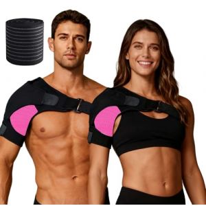 agctrler &Eacute;pauli&egrave;re r&eacute;glable en n&eacute;opr&egrave;ne respirant pour la stabilit&eacute; et le soulagement pour homme et femme, soutien d'&eacute;paule doux pour gauche/droite (RKL-go, neuf)