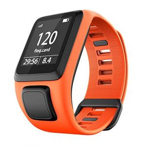 RongYooo Bracelet Compatible avec TomTom Réglables Replacement Band pour TomTom Runner 2 3,TomTom Spark 3,Golfer 2 Fitness Wristband Bracelet de montres(Orange) (RONGWEIKAI, neuf)
